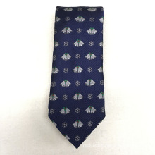 Concrete Form Christmas Silk Tinkle Bell Men Custom Tie With Logo